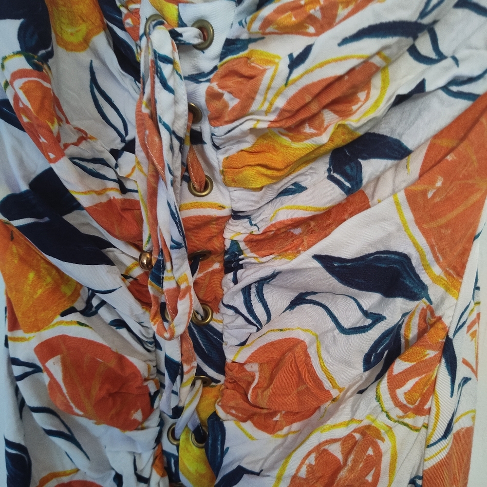 Seven Wonders Summer Floral Orange Dress - Picture 2 of 5